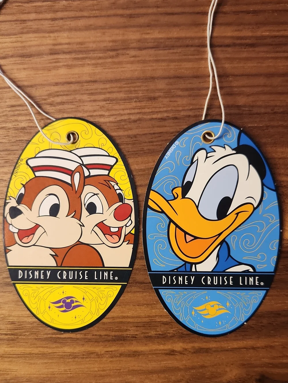 Vintage 1999-2001 Disney Cruise Line Luggage Tags - Set of 11
